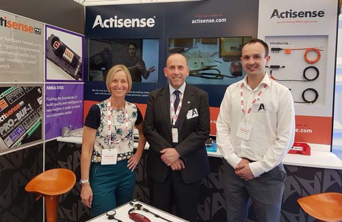 The Actisense team at a trade show