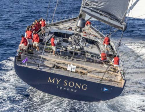 Baltic 130 My Song, fitted with Fischer Panda generators