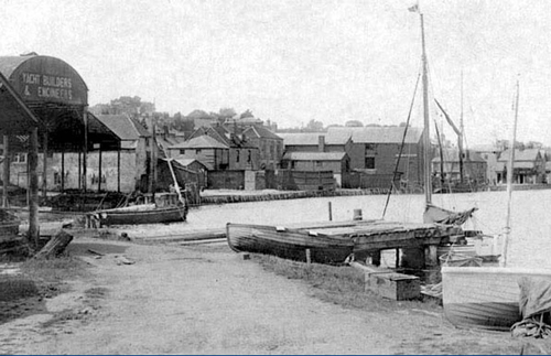 Berthon Shipyard in 1917