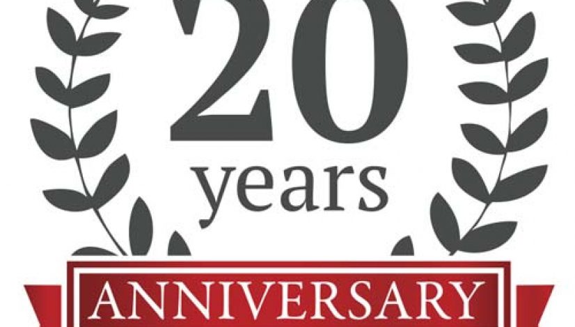 JPMA 20th anniversary logo