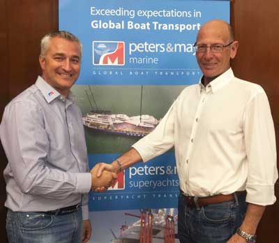 Stefano Grotti left and Olivier Benoist right of Peters & May