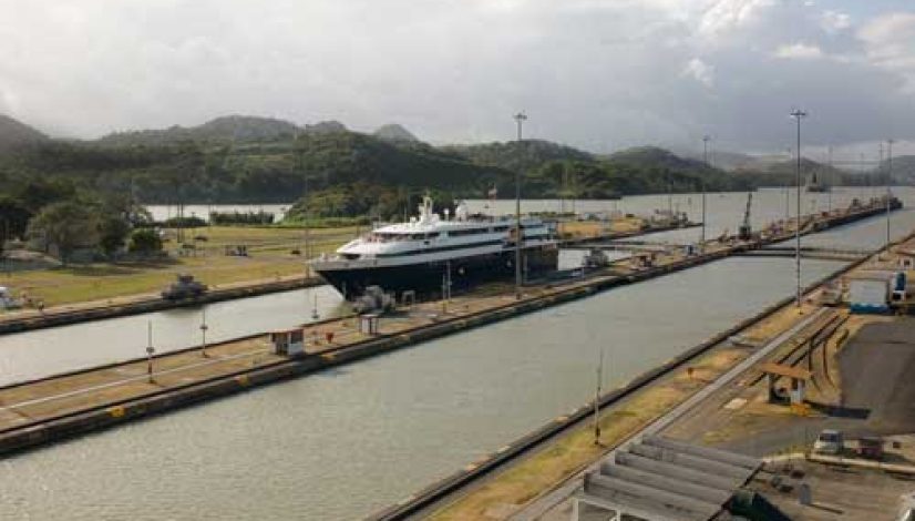 GAC Panama superyacht in Canal