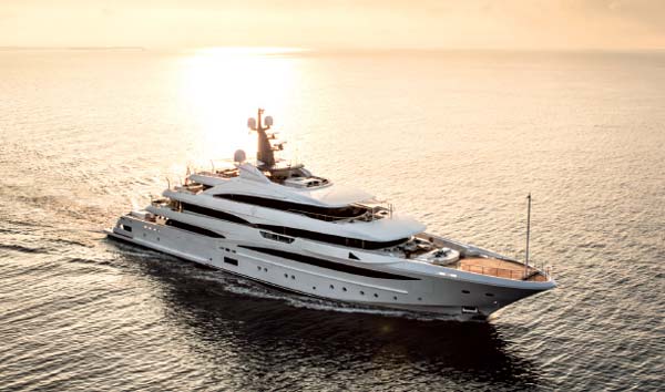 Cloud 9 74m CRN superyacht, represented by Burgess