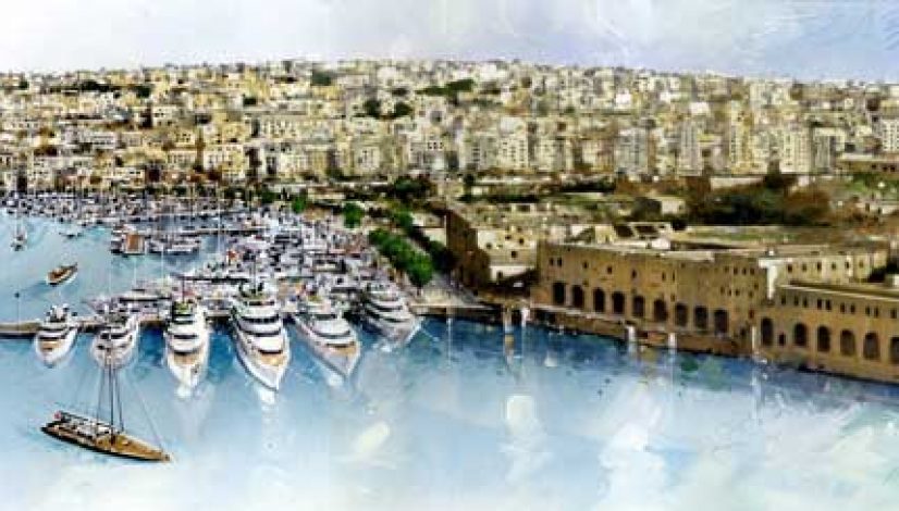 Manoel Island Marina in Malta, which is being designed by Marina Projects