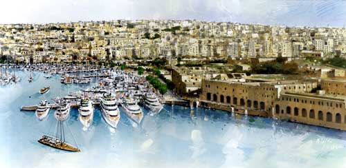 Manoel Island Marina in Malta, which is being designed by Marina Projects