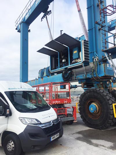 Stella Maris Yachting servicing a Wise hoist