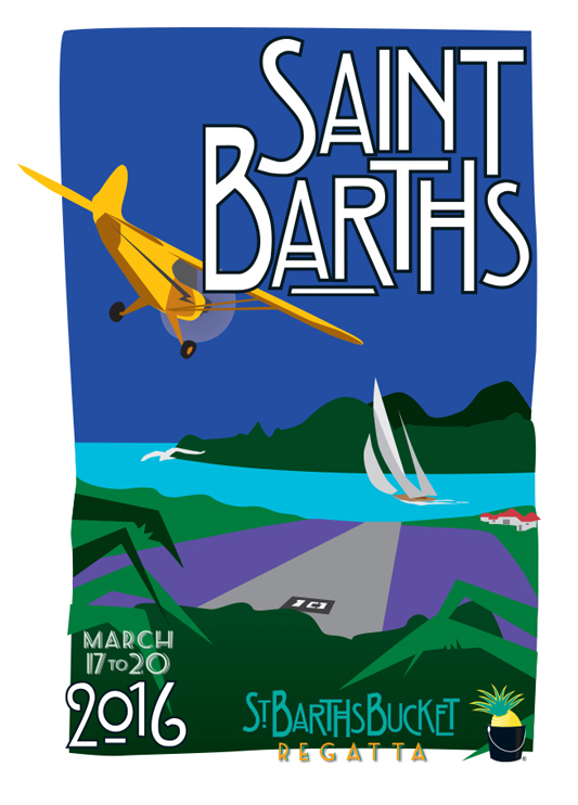 St Barths Poster