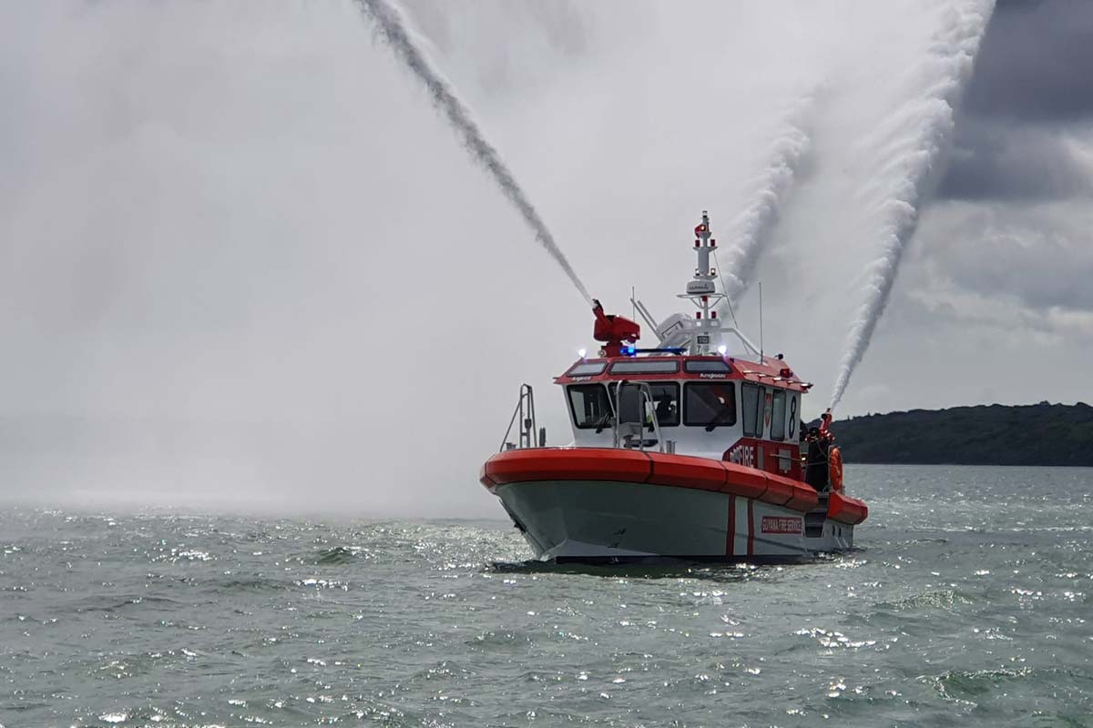 Fire fighting vessel Barracuda